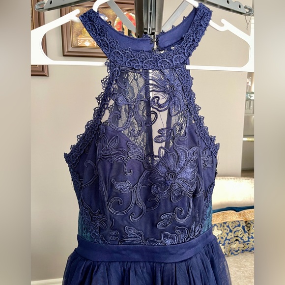 Yaya&Co Blue Tulle Dress - Picture 6 of 7